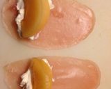 プラムと生ハムのクリームチーズ巻き作り方2写真