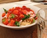 サーモンといくらのパスタ作り方6写真