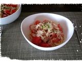 簡単！トマトとササミの塩糀冷製パスタ♡作り方4写真