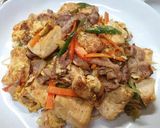 我が家の煎り豆腐 オイスターソース味作り方8写真