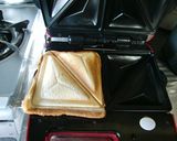 ★キーマカレーを挟んで＊ホットサンド＊♪作り方6写真