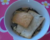 かきもち茶漬け(*¯︶¯*)作り方3写真