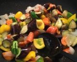 簡単！夏野菜いっぱい‼︎ヘルシー酢鷄作り方3写真