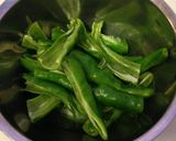 万願寺とうがらしの豚肉巻作り方1写真