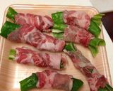 万願寺とうがらしの豚肉巻作り方2写真