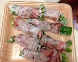 万願寺とうがらしの豚肉巻作り方3写真