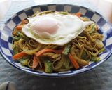 一人ご飯にノンオイル✿レンジで目玉焼き✿作り方14写真