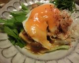 醤油麹で♬シメジお揚げの月見豆腐ステーキ作り方6写真