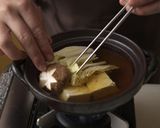 天然だしパックで作るひとりじめ鶏小鍋作り方3写真