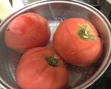 生トマトで夏野菜のミートソース作り方2写真