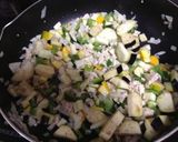 生トマトで夏野菜のミートソース作り方3写真