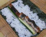 お寿司屋さん伝授 細巻きの巻き方(鰻胡)作り方5写真