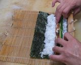 お寿司屋さん伝授 細巻きの巻き方(鰻胡)作り方8写真