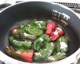 ピーマンの肉詰め★和風めんつゆしぐれ♬作り方5写真