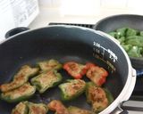 ピーマンの肉詰め★和風めんつゆしぐれ♬作り方6写真