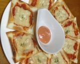 春巻きの皮でピザ☆作り方7写真