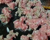 甘辛♡♡肉味噌♡♡今回は茄子作り方4写真
