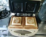 ★キーマカレーを挟んで＊ホットサンド＊♪作り方10写真