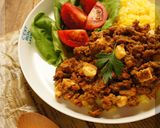 * 上州豚と大和芋のキーマーカレー♪作り方4写真