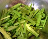 ニラと卵の巾着焼き作り方1写真