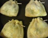 ニラと卵の巾着焼き作り方3写真