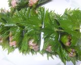 生姜入りつくねの青紫蘇まき作り方4写真