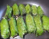 生姜入りつくねの青紫蘇まき作り方6写真