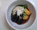 夏野菜の揚げ浸し添え寄せ豆腐作り方5写真