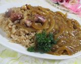 たこ飯の玉ねぎチーズカレー作り方11写真