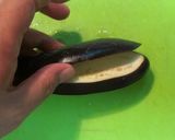 なすとベーコンの挟み炒め作り方3写真