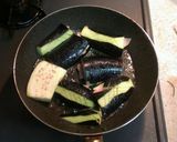 なすとベーコンの挟み炒め作り方5写真