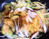 茄子の塩焼きそば作り方6写真