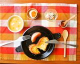 バケットでほわっほわのフレンチトースト作り方4写真