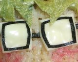 黒子のバスケキャラ弁 緑間のしんちゃん♪作り方3写真