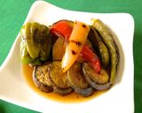 茄子・ズッキーニ・夏野菜の焼き浸し作り方5写真