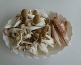 ぶなしめじとチーズのオムレツ作り方1写真