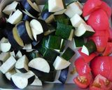 夏野菜たっぷり★ヘルシートマトカレー作り方1写真