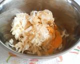 たっぷりチ-ズdeとろ～りキャベツ焼き作り方2写真