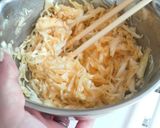 たっぷりチ-ズdeとろ～りキャベツ焼き作り方3写真