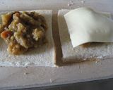 残り物のカレーdeホットサンド♪作り方4写真