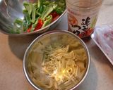 めんつゆで「豚の時雨煮」作り方1写真