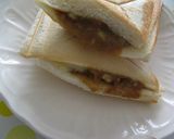 残り物のカレーdeホットサンド♪作り方8写真