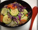カラフルなお野菜ナムル丼作り方6写真