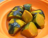 レンジで焦げない簡単かぼちゃの煮物✩作り方6写真