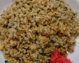 ネギの青い部分♪＆卵だけ♪炒飯(^^)作り方5写真