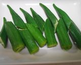 オクラのとろけるチーズのせ作り方7写真