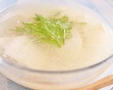 大根おろしと崩し豆腐の和風冷製スープ作り方2写真