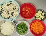 夏野菜のキーマーカレー作り方2写真