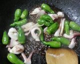 簡単！短時間！ししとうとイカの甘辛炒め作り方5写真