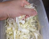 簡単☆大量消費！キャベツのらっきょ酢漬け作り方3写真
